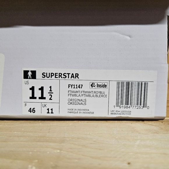 Adidas Superstar Olympic Pack White Blue Red Mens Shoe Sneaker FY1147 - Picture 11 of 14